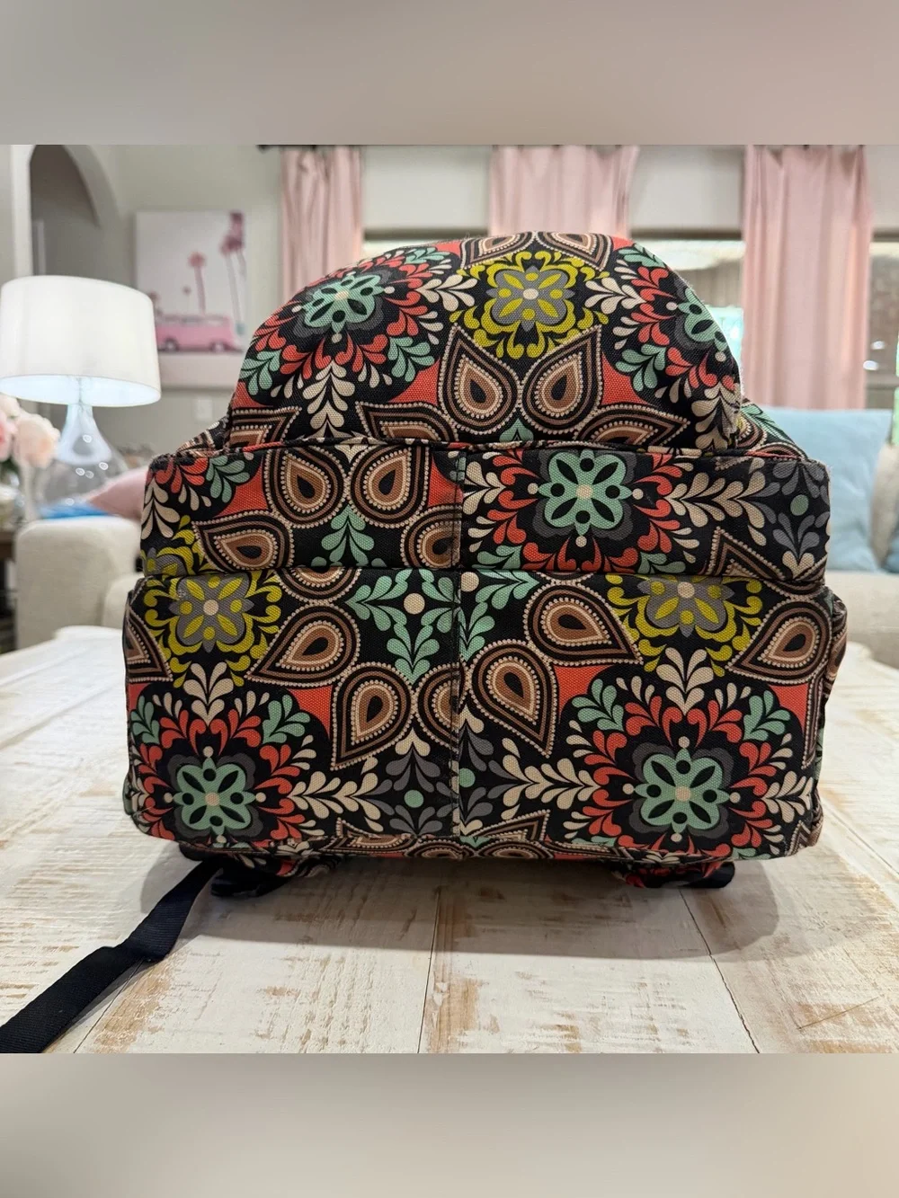 Vera Bradley Lighten Up Campus Laptop Backpack in 
